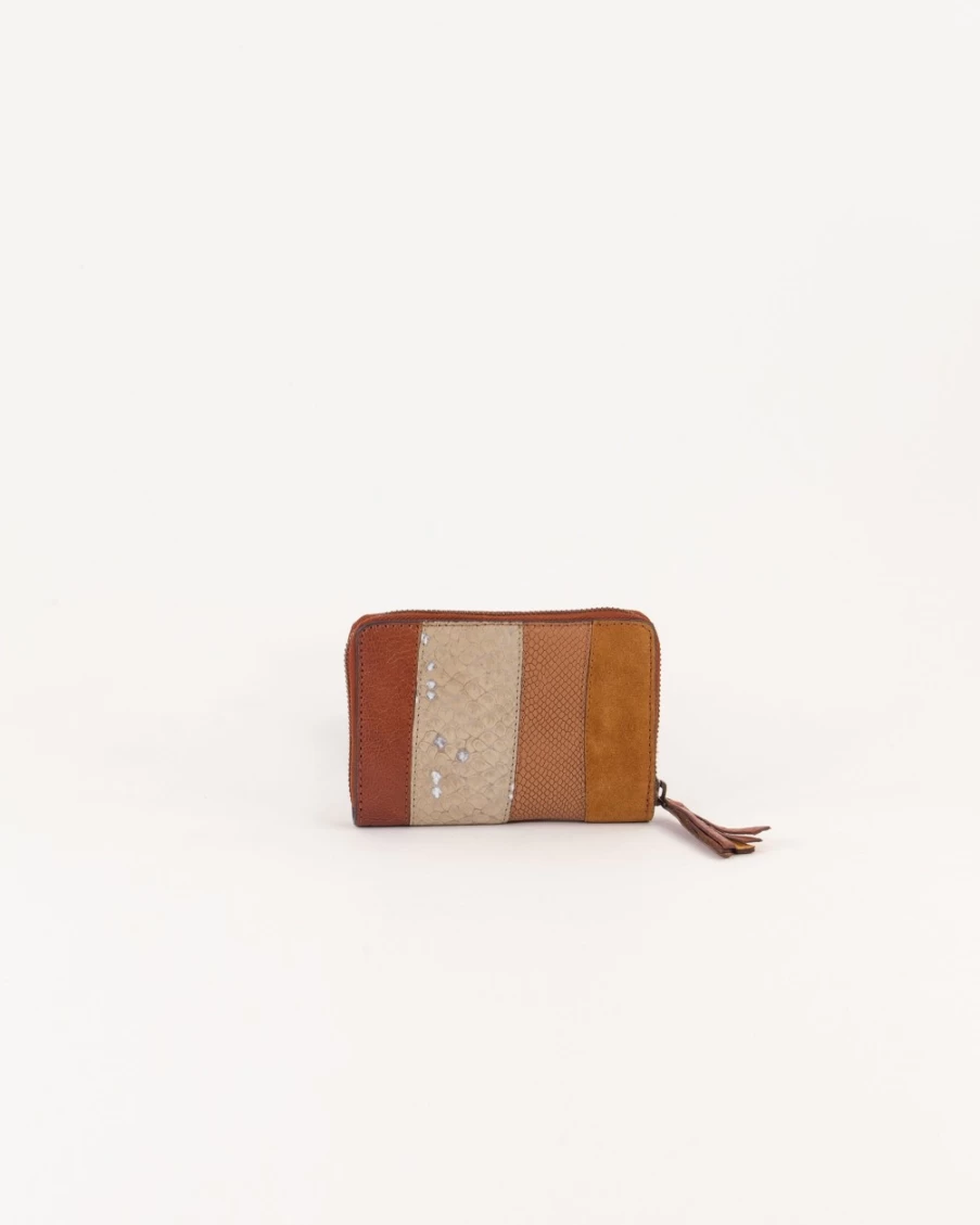 Sessun Women's Drimi Wallet in Natural Tan – Stylish Leather Card Holder