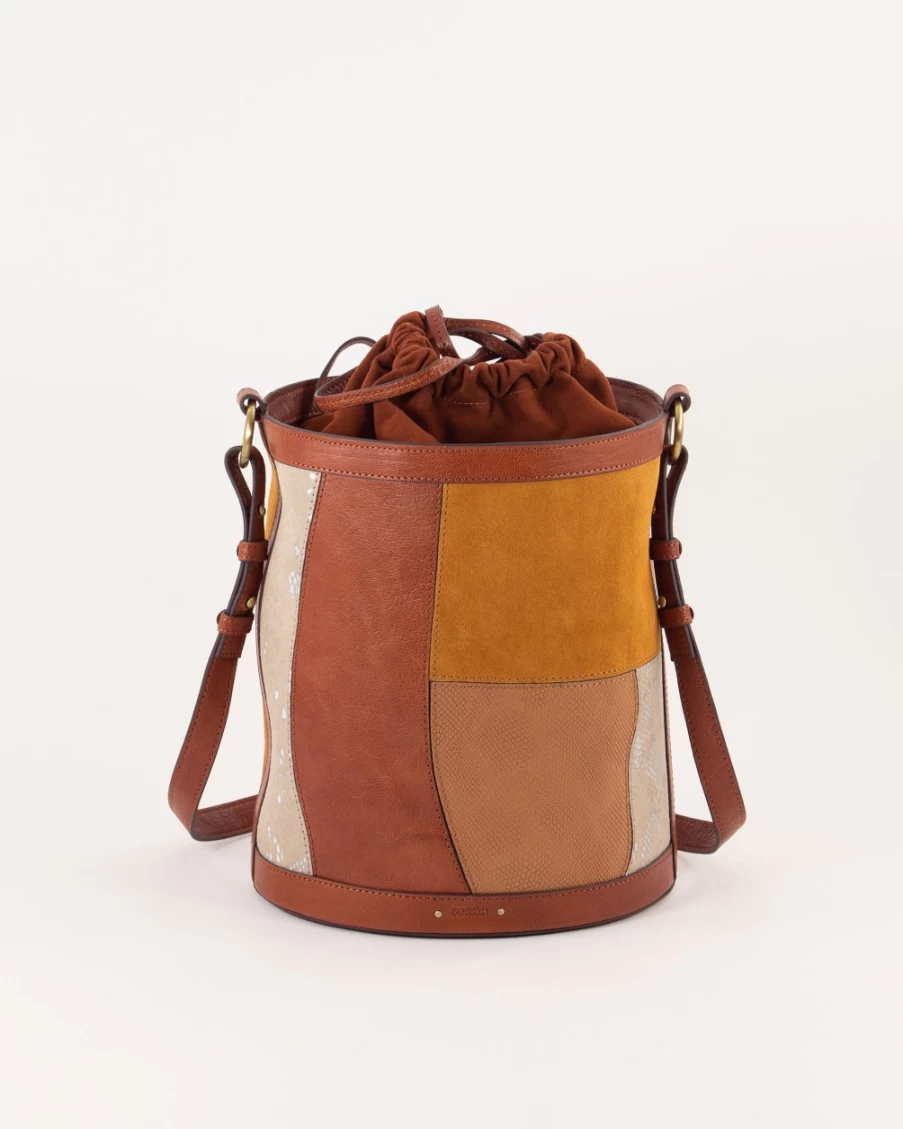 Sessun Women's Gabriwa Bag in Natural Tan | Stylish Leather Handbag for Everyday Use