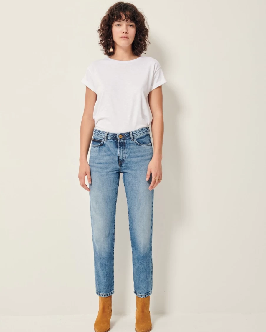 Sessun Women's White Santi Dad O Top