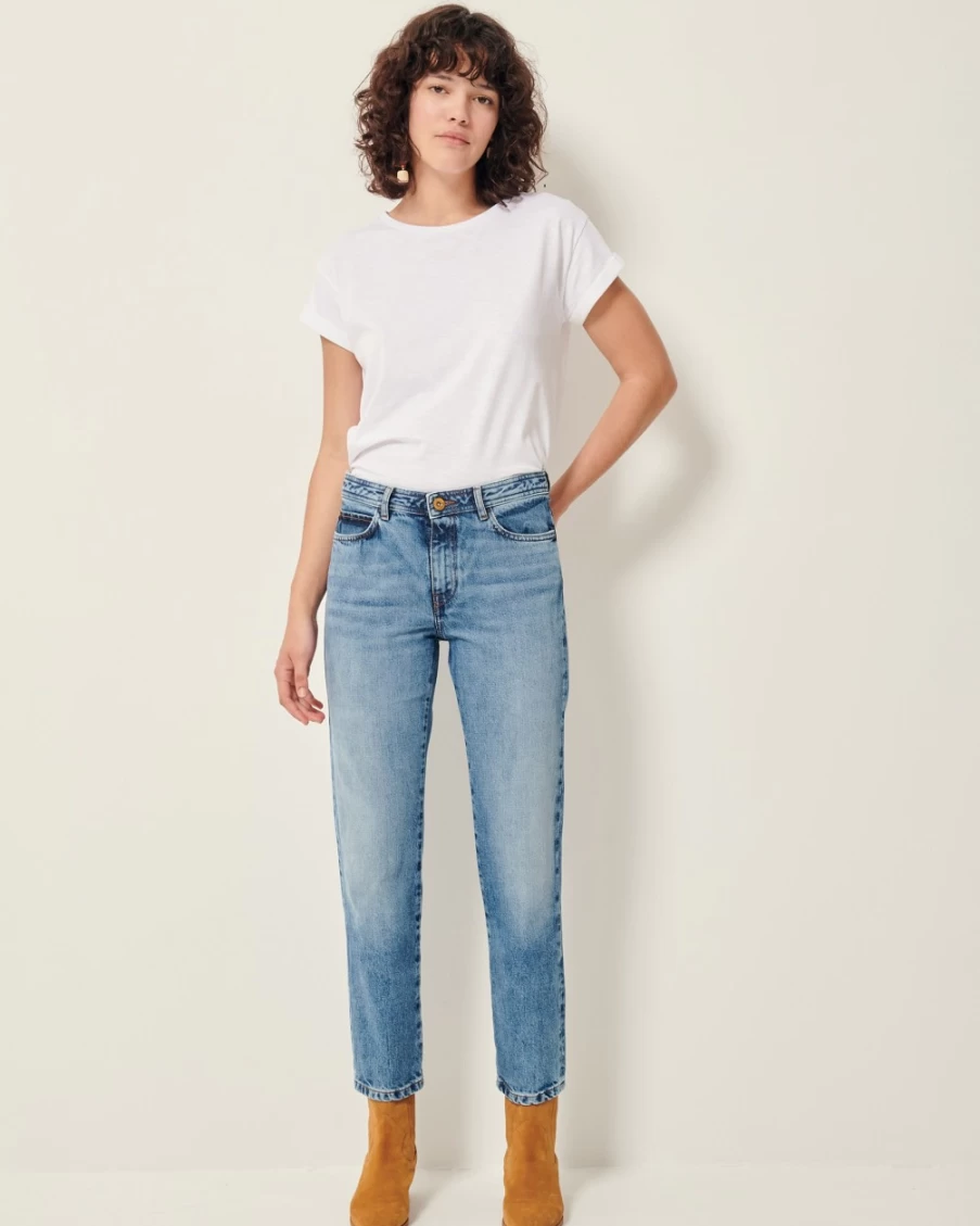 Sessun Women's White Santi Dad O Top